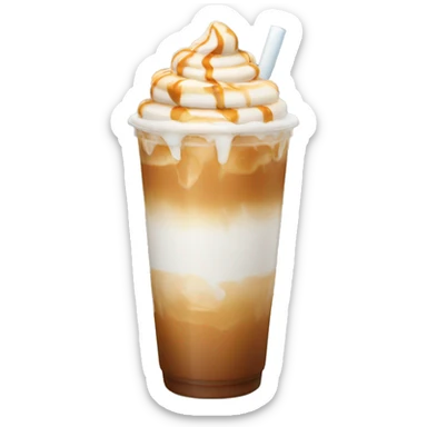 Iced Caramel Latte  sticker