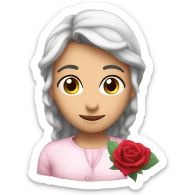 corazón rosa sticker