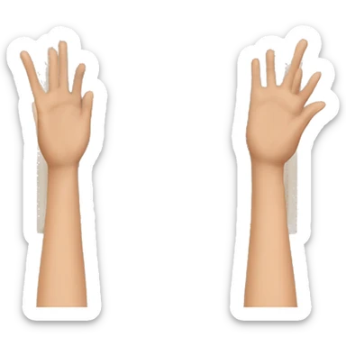 Two hands making a square frame with the fingers sticker