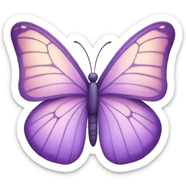 Magical Lavender Butterfly sticker