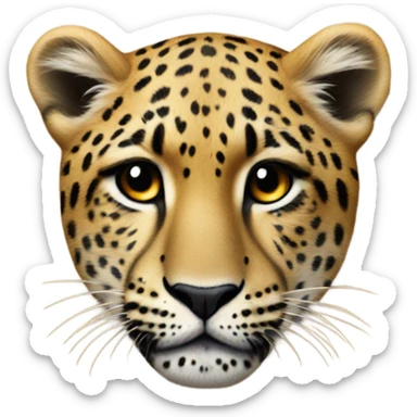 Cuore leopardato sticker