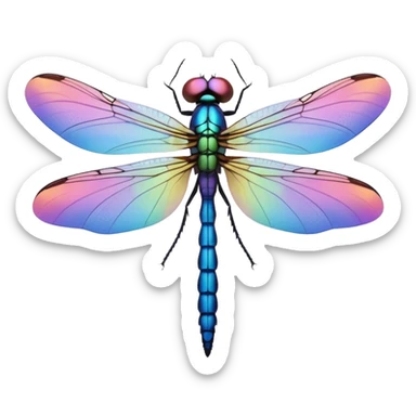 Peaceful Dragonfly sticker