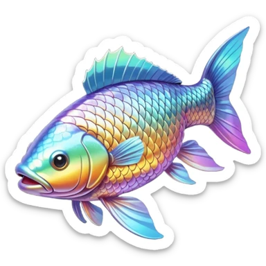 streamer carp hanging sticker