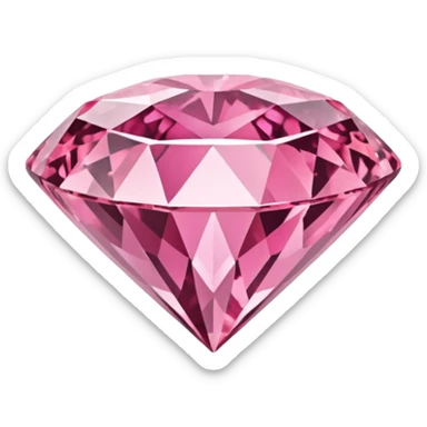 Pink diamond sticker