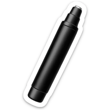Black permanent marker sticker