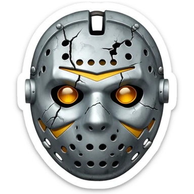 Jason Mask sticker