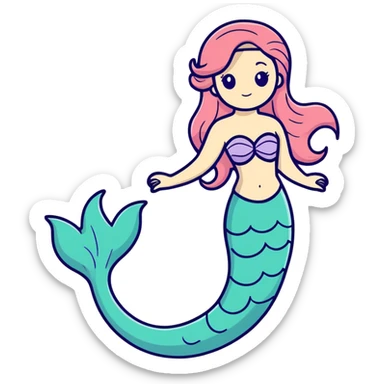 Mermaid  sticker