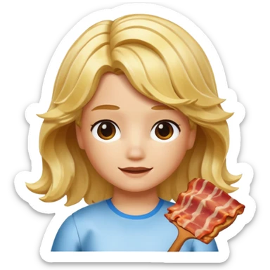 hair bacon roblox sticker