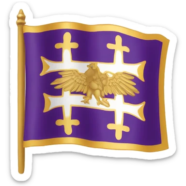 flag of byzantine empire  sticker