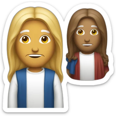 jesus trump supporter sticker