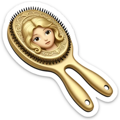 horoscope hairbrush sticker