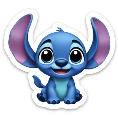 Cute stitch  sticker