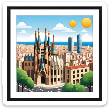 Barcelona sticker