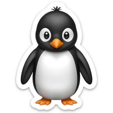 Pinguino con pillama sticker