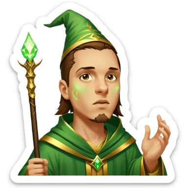 Verdant Wizard sticker