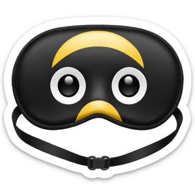 sleep mask sticker