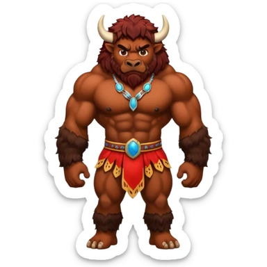 red buffalo  sticker