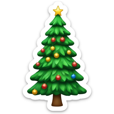Chrismas tree sticker