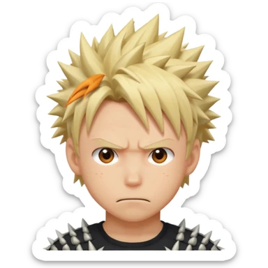 Bakugo from mha sticker