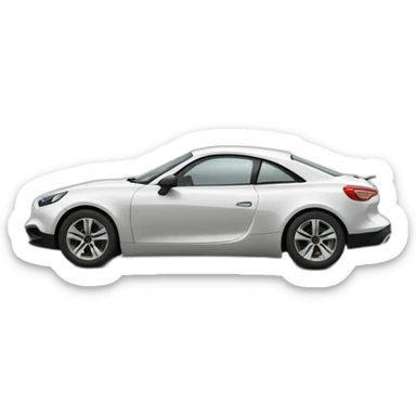 Alpine Renault on the beach  sticker