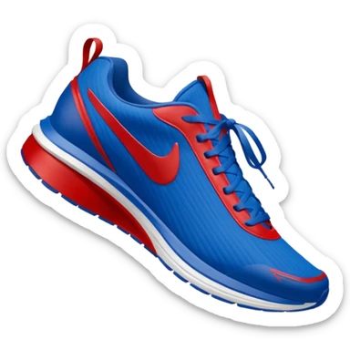  blue upper inspired by Sonic’s fur, with red accents that reference his classic shoes. . The silhouette is sporty and lightweight, suggesting speed, often with streamlined panels and a low-to-mid cut.Should have speed wind behind sticker