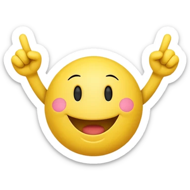 a cheering smiley and the word "Rabea!!!"  (RABEA, not RAE) sticker