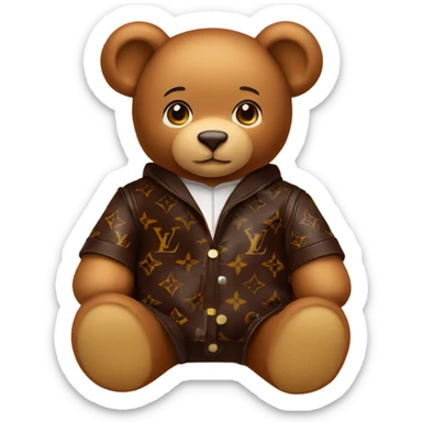 Louis Vuitton Teddy sticker