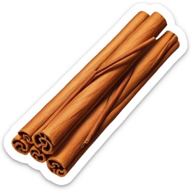 Cinamon Stick, ultra realistic, 4K, ios emoji  sticker