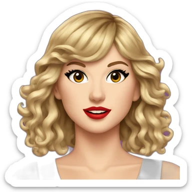 Taylor Swift during the ERAS Tour sticker