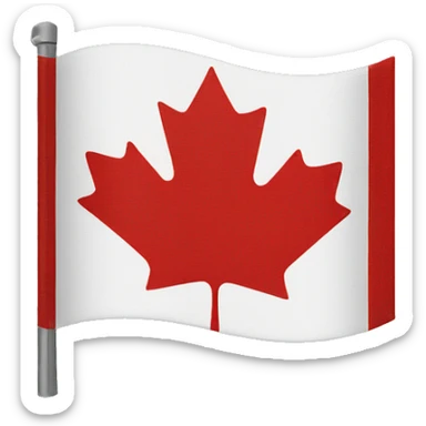 canada flag sticker
