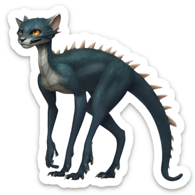 Cool Edgy Vernid species full body sticker