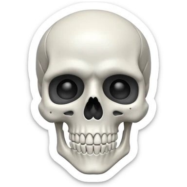 Gojo skeleton sticker