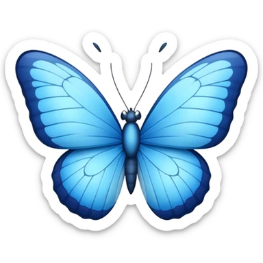 blue butterfly 💙🦋 sticker