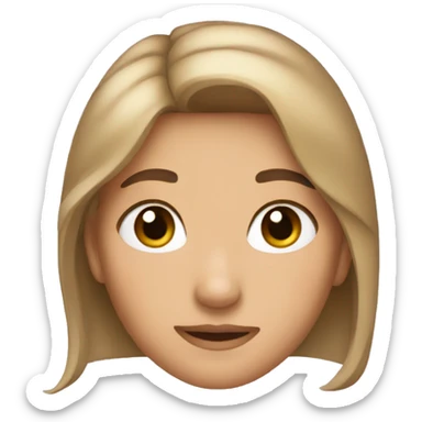 Light brow bow sticker