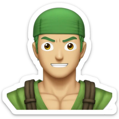 Roronoa Zoro one Piece sticker