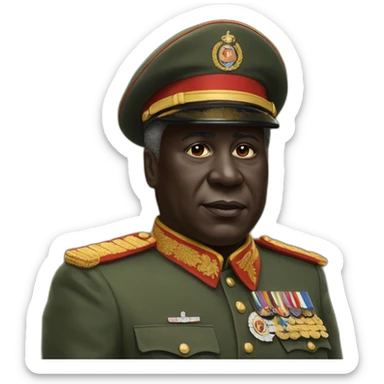 idi amin sticker