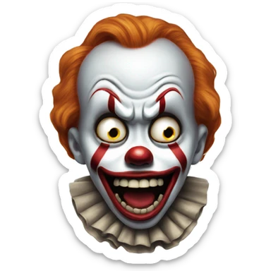 pennywise crying sticker