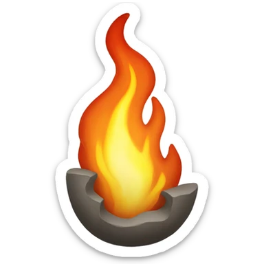 baku flame ashes sticker