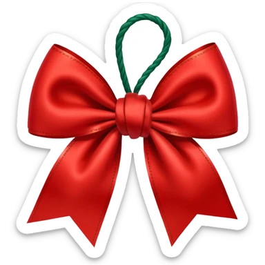 navidad moño sticker