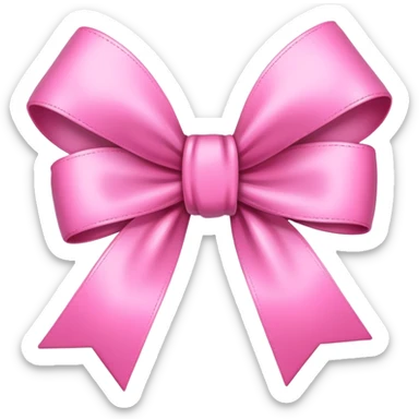 Moños pink  sticker