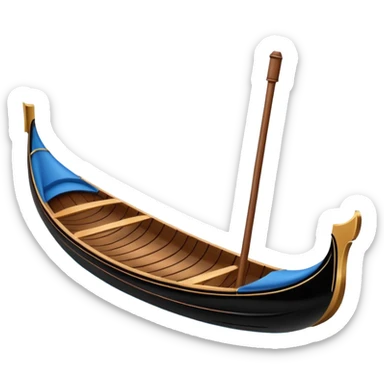 Ventian gondola sticker