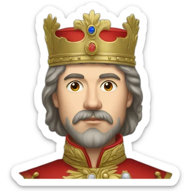 Alexey Mikhaylovich Tsar of Russia sticker