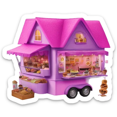 Barbie’s haunted dream house/food truck  sticker