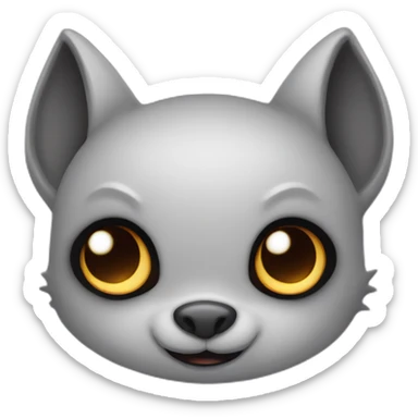 Cute little Bat  sticker