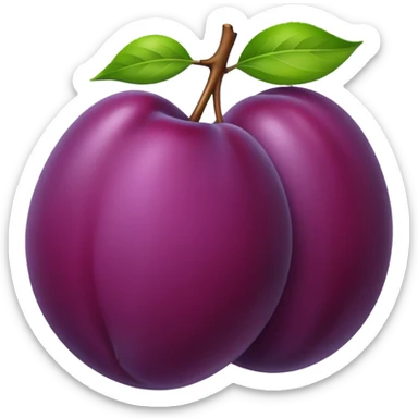 plum sticker
