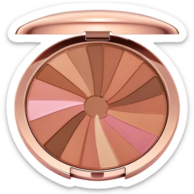 Rose gold bronzer  sticker