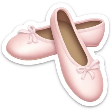 Pale pink ballet shoes sticker