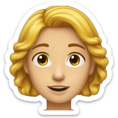 Fille qui prend quelqu’un par le combac sticker