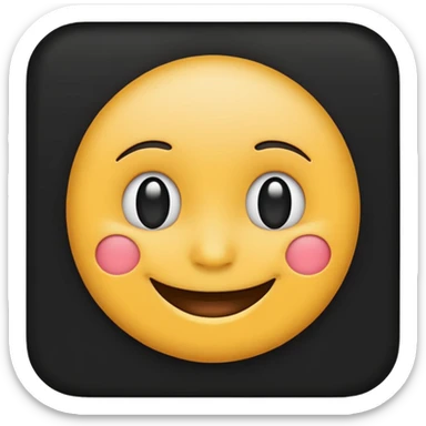 automated outreach black emoji sticker