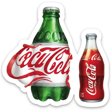Coca cola sticker